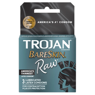 Trojan Bareskin Raw - 3pk