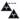 Toxic Symbol Triangle Pasties - Black *